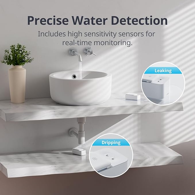 SwitchBot WiFi Water Sensor, Smart Water Leak Detector, 100dB Adjustable Alerts - Image 5