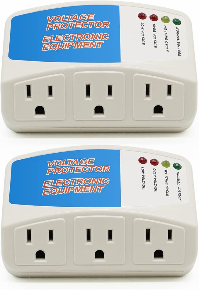 BSEED Surge Protector Power Strip Home Appliance, 3 Outlet Power Surge Protector by BSEED
