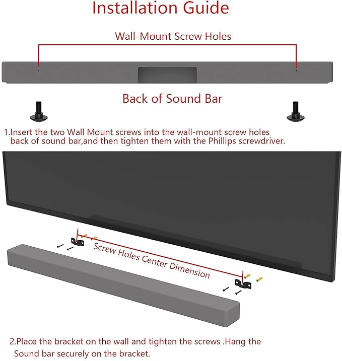 JINGer Sound Bar Wall Mount Brackets - Image 3
