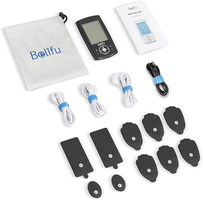 Belifu Dual Channel TENS EMS Unit 24 Modes Muscle Stimulator - Image 8