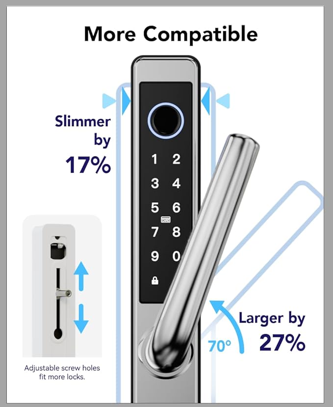 Electronic Smart Door Lock Fingerprint Door Lock - Image 5