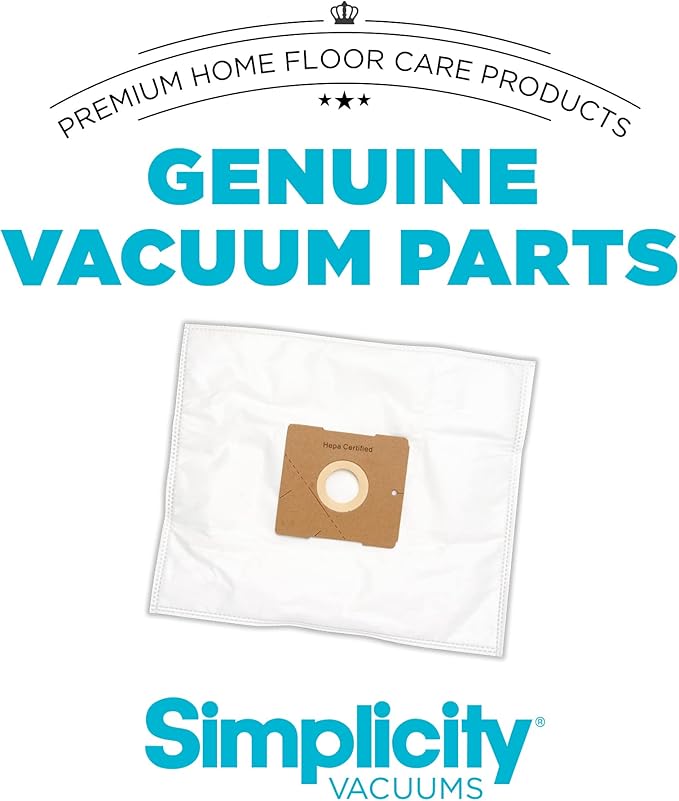 Simplicity Vacuums SZH-6 Jill Canister Vacuum Replacement Bags - Image 2