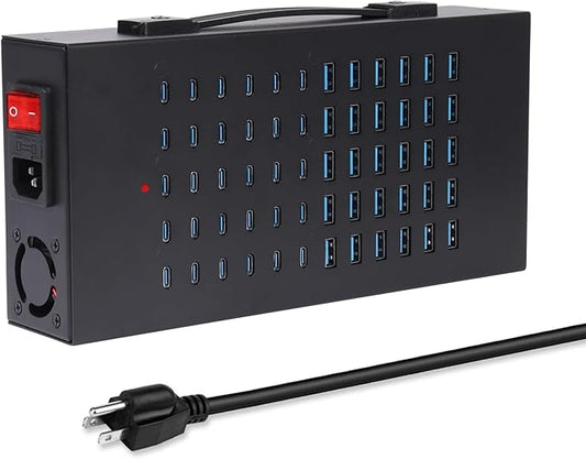 400W USB Charging Station, 60 Port USB C Charging Station by HomePage