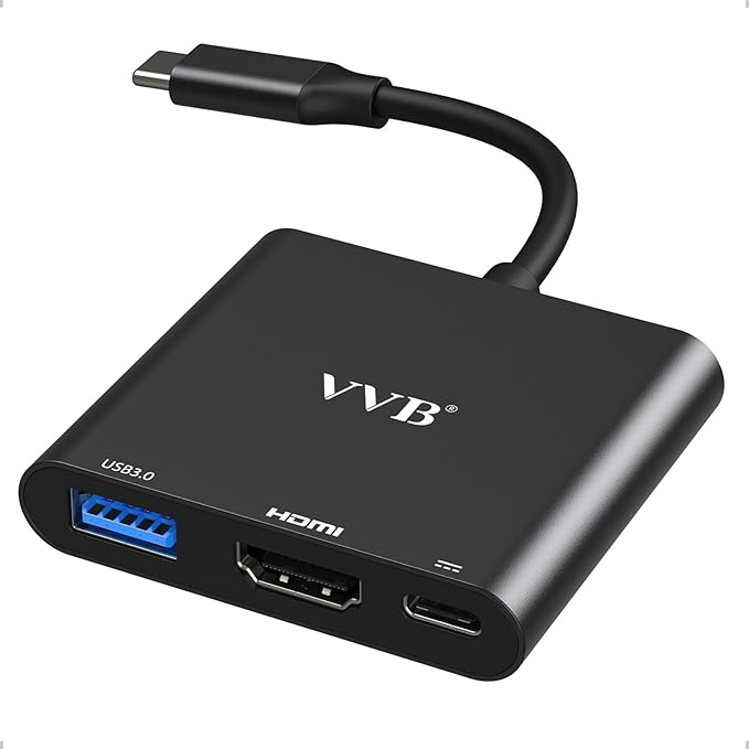 USB C to HDMI Adapter, USB-C Adapter by VVB