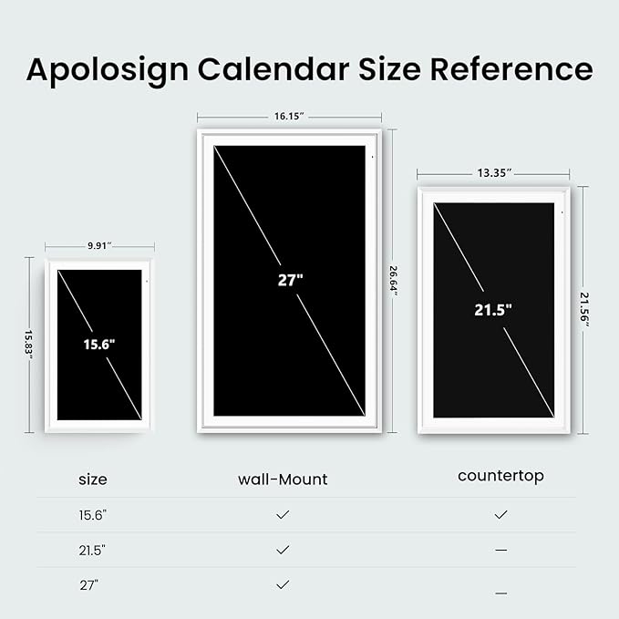 ApoloSign Digital Calendar: Electronic Calendar, Smart Touchscreen Interactive - Image 8