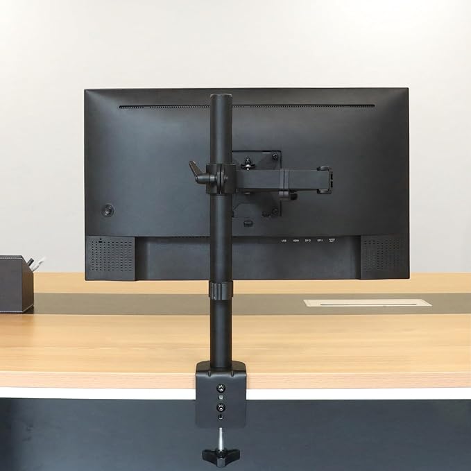 Amazon Basics Adjustable Single Computer Monitor Arm Mount, Holds up to 32" - Image 7