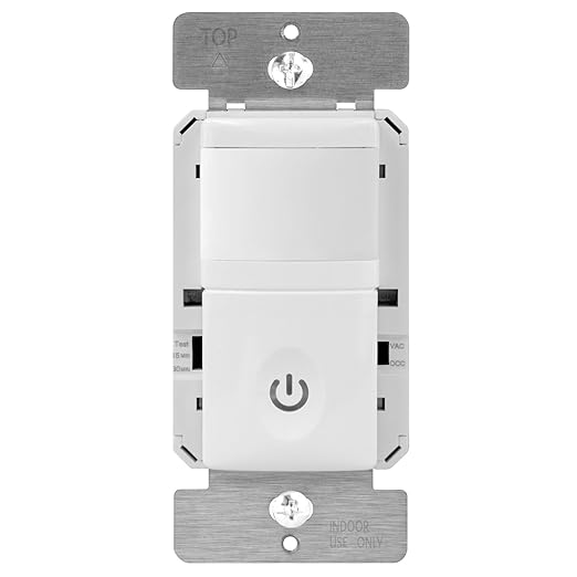 ENERLITES PIR Motion Occupancy Vacancy Motion Sensor Light Switch, Motion - Image 4