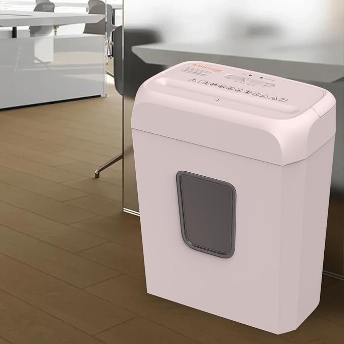 Bonsaii Compact Design for Business Paper Shredder, 6-Sheet Cross-Cut, Credit - Image 8