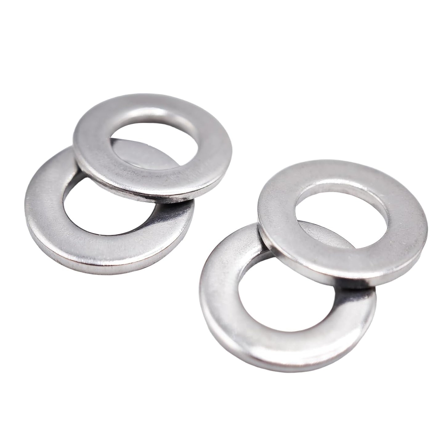 M5×10×1mm Flat Washer 100PCS 304 Stainless Steel Washers for Screws & Bolts A2-70 Metal Washer DIN 125A Fender Washers for Automotive & DIY