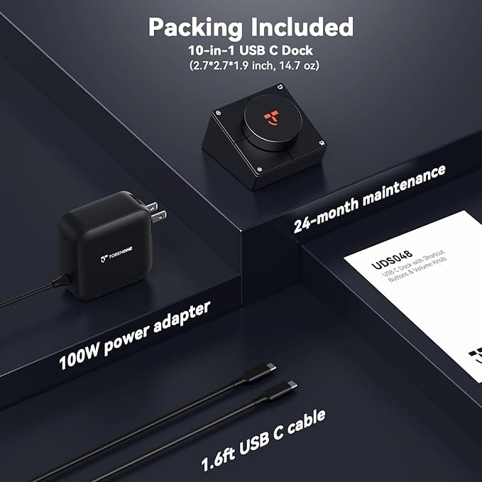 TobenONE 10-in-1 Shortcut-Key Docking Station - Image 9