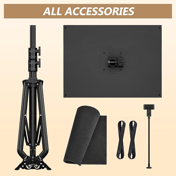 Facilife Projector Stand Tripod on Wheels, Adjustable Height 29-44 Inches - Image 9