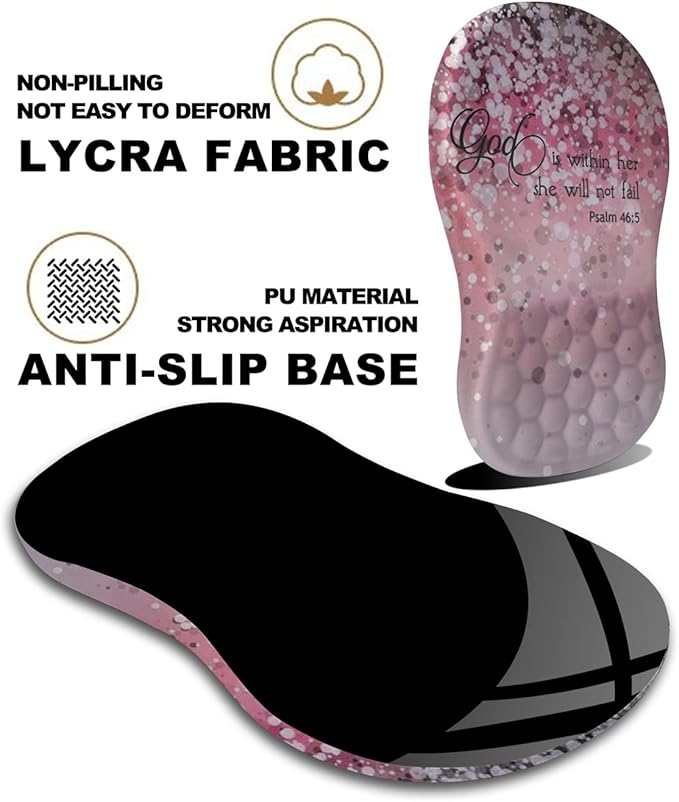 KUOSGM Mouse Pad Wrist Support, Ergonomic Mouse Pad - Image 6