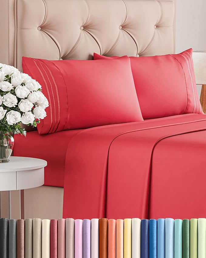 King Size 4 Piece Sheet Set by CGKUnlimited