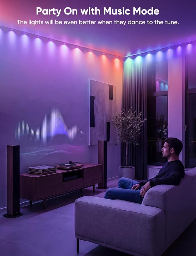 Smart RGB String Downlights, 30ft - Image 4