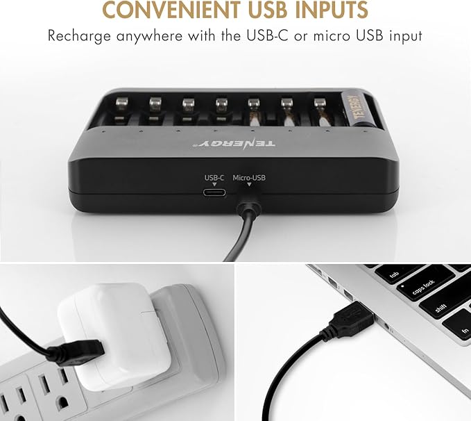 Tenergy TN477U 8-Bay Fast Charger - Image 6