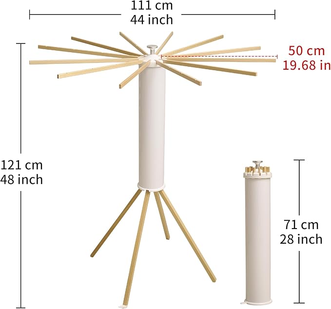 JOOM Four Legs Clothes Drying Rack, Garment Rack Portable and Foldable Space - Image 6