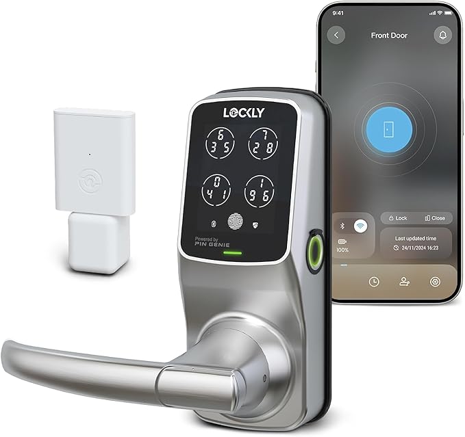 Lockly Secure Pro Smart Lock Wi-Fi, Keyless Entry Digital Keypad Door Lock by Lockly