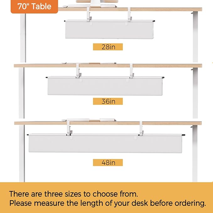 Under Desk Cable Management Tray - Image 6