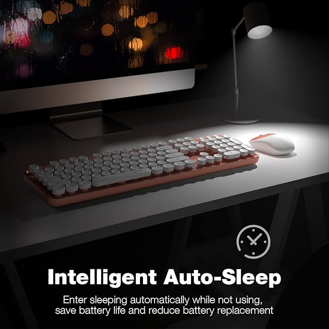 MOFII Wireless Keyboard and Mouse Combo, Computer Full Size 2.4G Plug and Play - Image 4