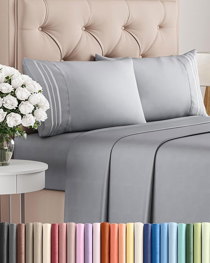 King Size 4 Piece Sheet Set by CGKUnlimited