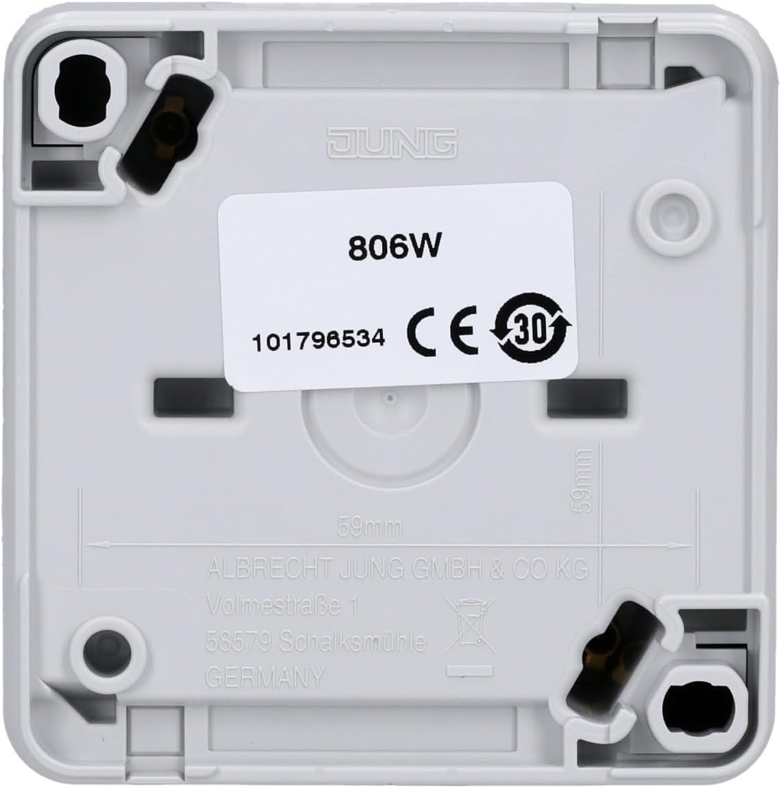 Jung 806W Rocker Switch Off/Toggle by Jung