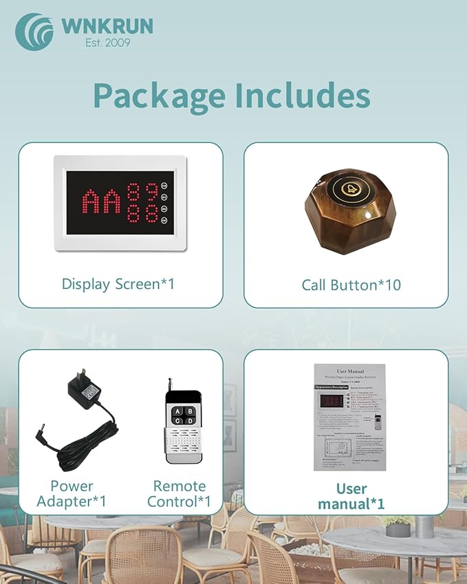Restaurant Pager System Wireless Calling System - Image 8