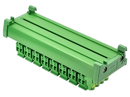 DIN Rail Mount AC 24-250V 8 Channel Pluggable Side Wiring Terminal Block Power - Image 8