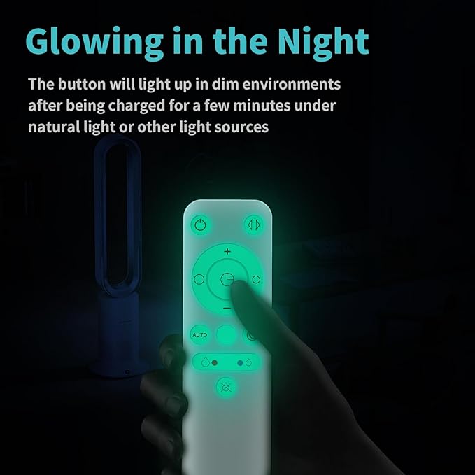 LUNOAOA Upgrade Glowing Remote Control Replacement No Setup - Image 3
