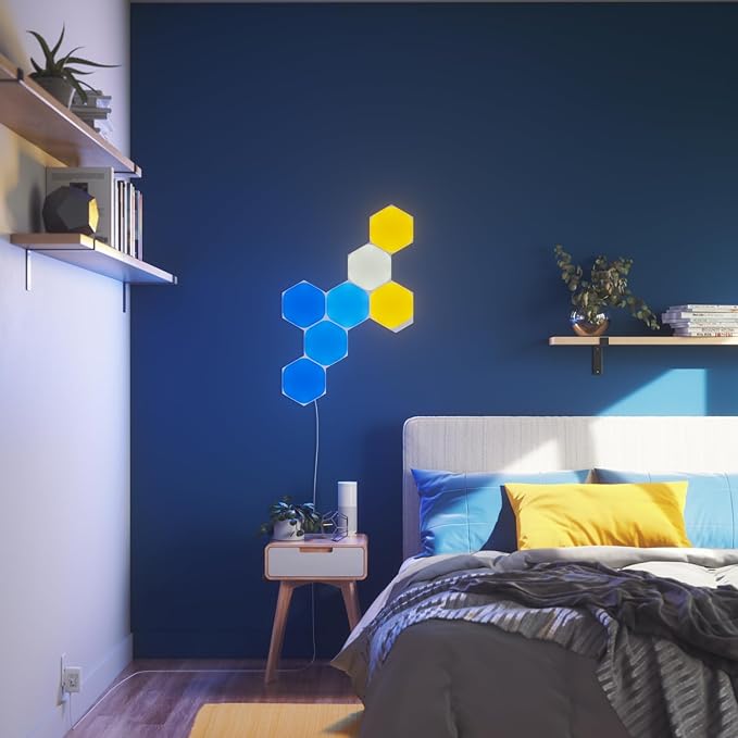 Nanoleaf Shapes LED Wall Lights, RGBW Smart Wall Panels - Image 2