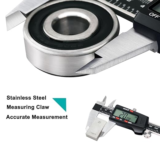 Kynup Digital Vernier Caliper, Caliper Measuring Tool, Outside Micrometer Dial - Image 2