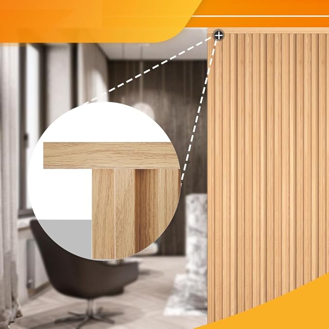 OUZUGIE 8-Pack 57 Inches, WPC Slat Wall Panel Trim, Corner Guard - Image 4