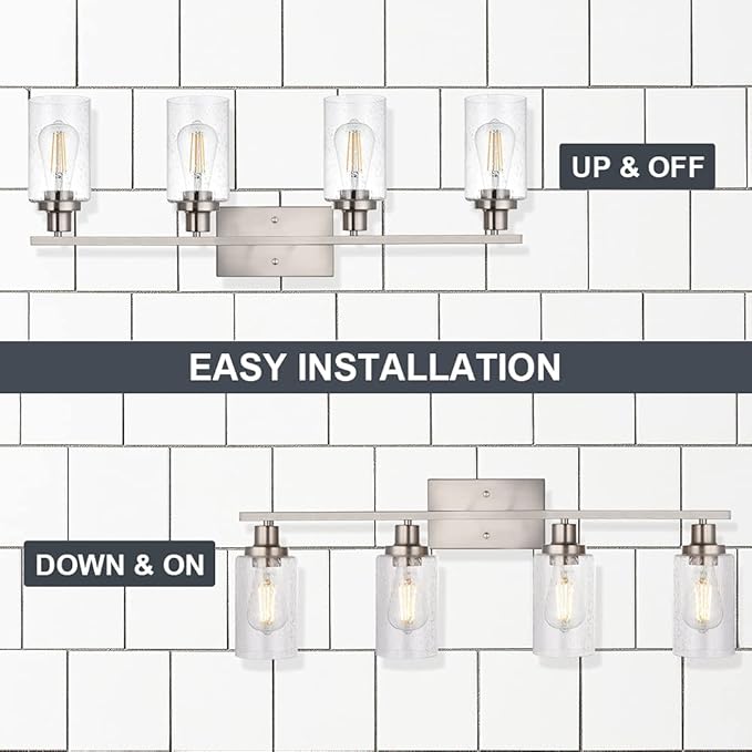 WINSHEN 4-Lights Modern Vanity Light Fixtures - Image 5