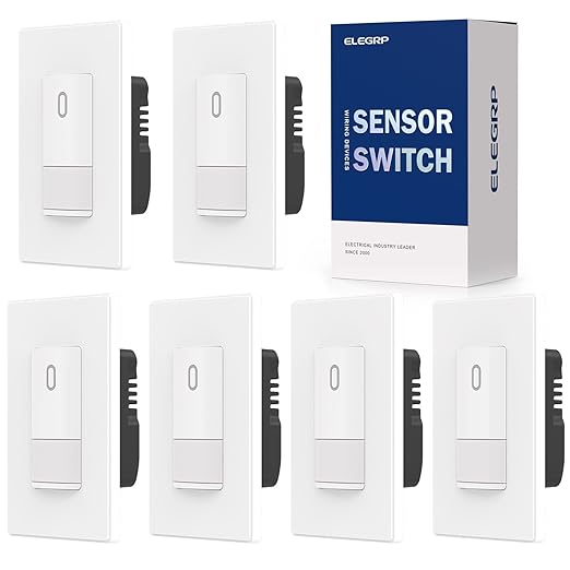 ELEGRP Occupancy Motion Sensor Light Switch, PIR Infrared Motion Activated Wall by ELEGRP%7CELEGROUP