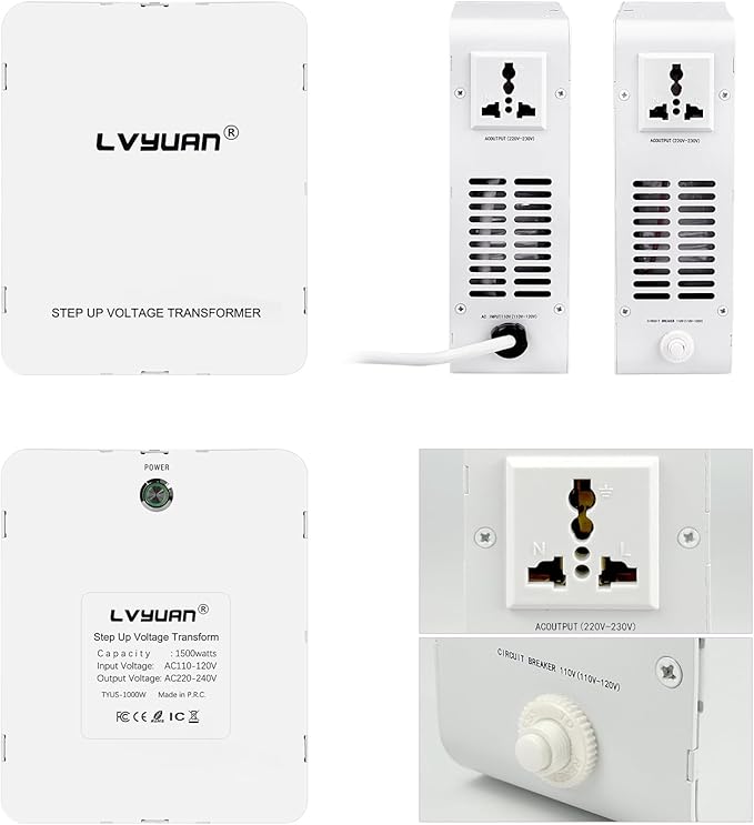 LVYUAN 3000W Watt Voltage Transformer Converter Step Up/Down Converter 110/120 - Image 4