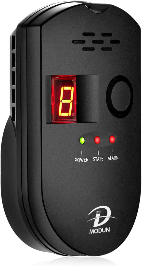 D MODUN Gas Detector, Natural Gas/LPG/City Coal Gas Leak Detector, Plug-in by Unknown