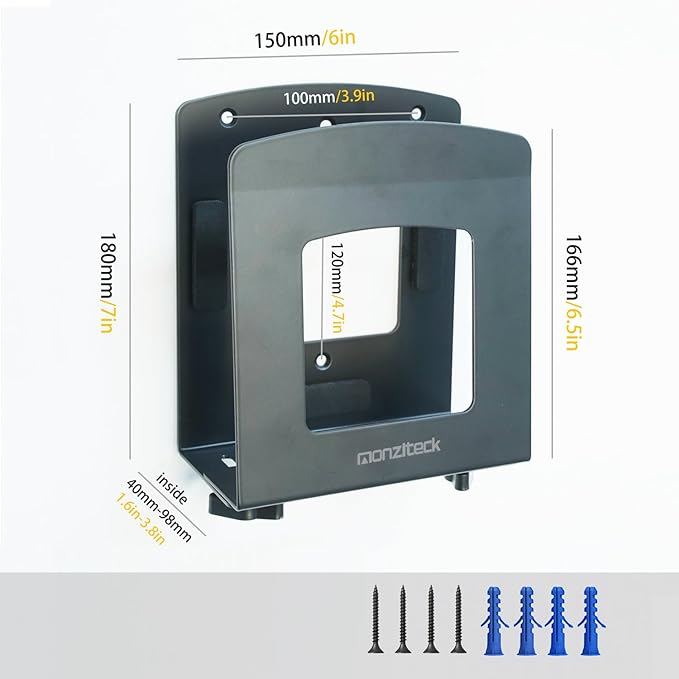 Monzlteck Adjustable Electronic Device Wall Mount|Universal Holder - Image 2