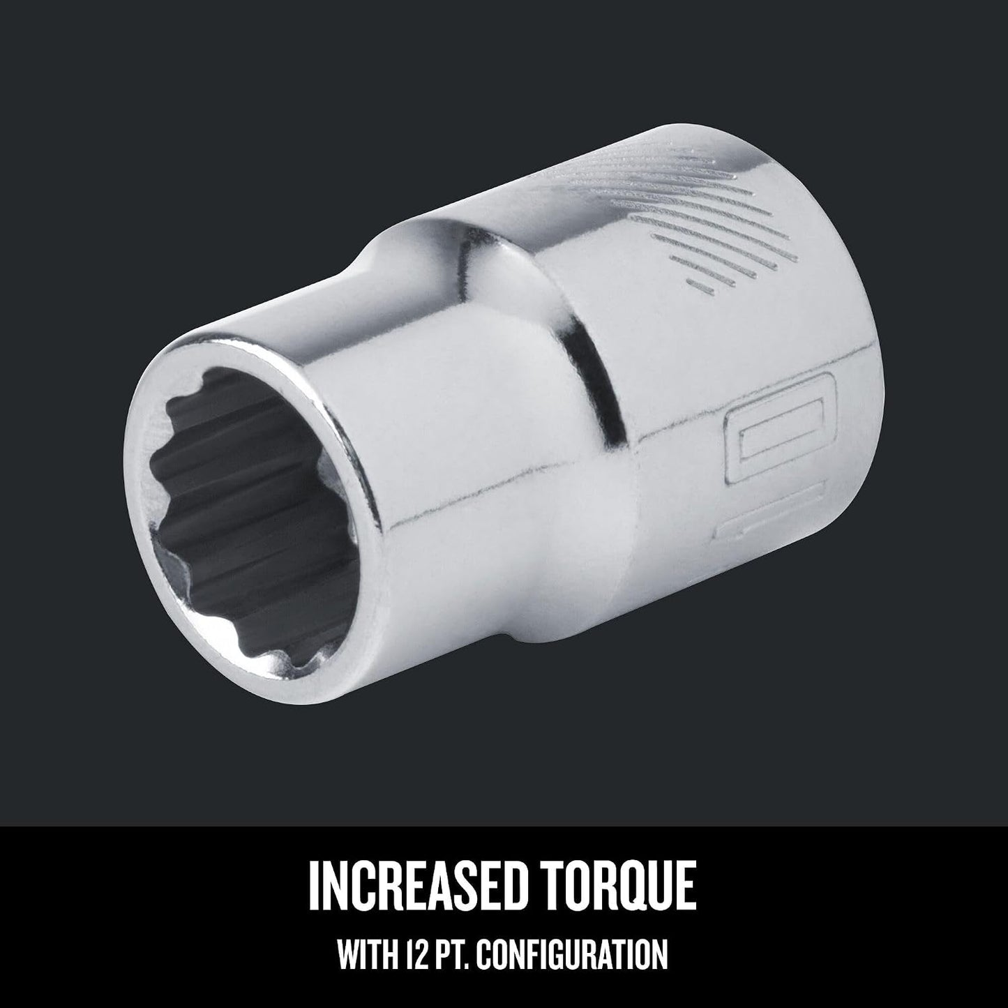 CRAFTSMAN 3/8 Drive Metric 12 Point Standard Socket (CMMT44302)