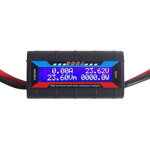 Proshopping 300A High Precision Watt Meter, DC 0-60V Power Energy Meter Voltage by Proshopping