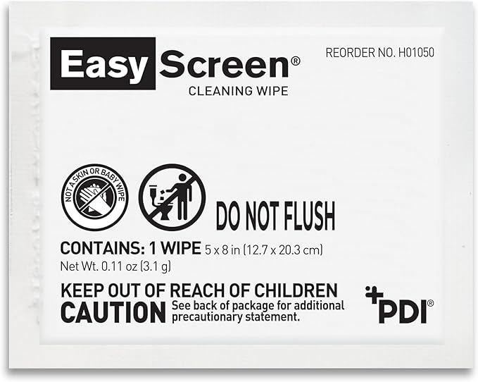 Easy Screen, Premium Screen Cleaning Wipes, Electronics, Touchscreens, and by PDI