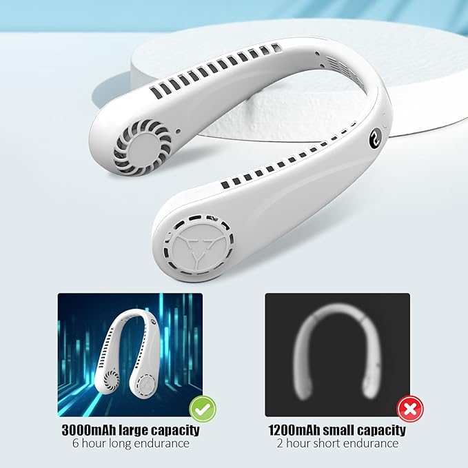 BIRDDIE Portable Bladeless Hanging Neck Fans - Image 3