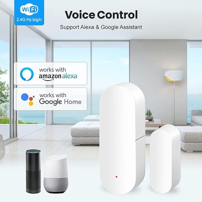 WiFi Door Sensor: Smart Door Open/Closed Detectors, Wireless Window Sensor - Image 3
