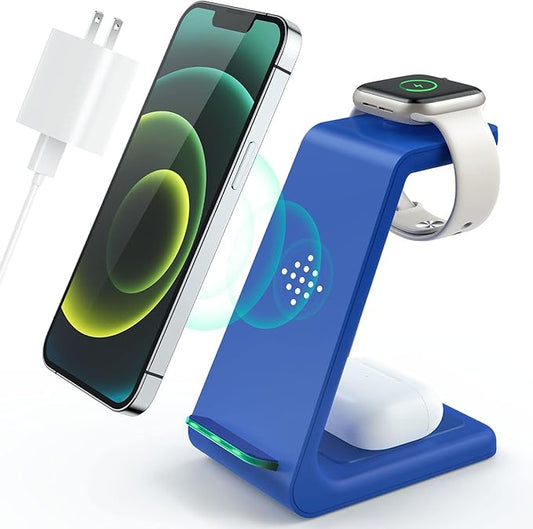 3 in 1 Wireless Charging Station, 2026 Upgraded Fast Desk Charger Station by LABJOB