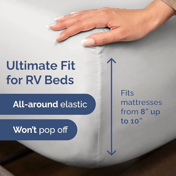 RV Short Queen Sheet Set 60 X 75 - Image 3