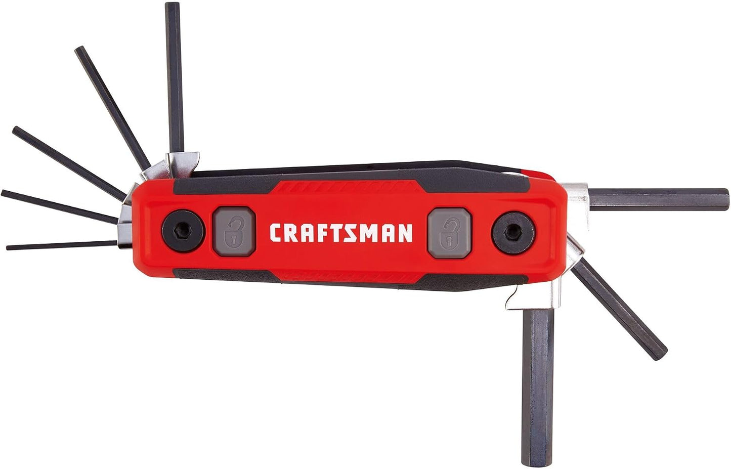 CRAFTSMAN Hex Key Set, MM, Folding Locking 8 Piece (CMHT26024)
