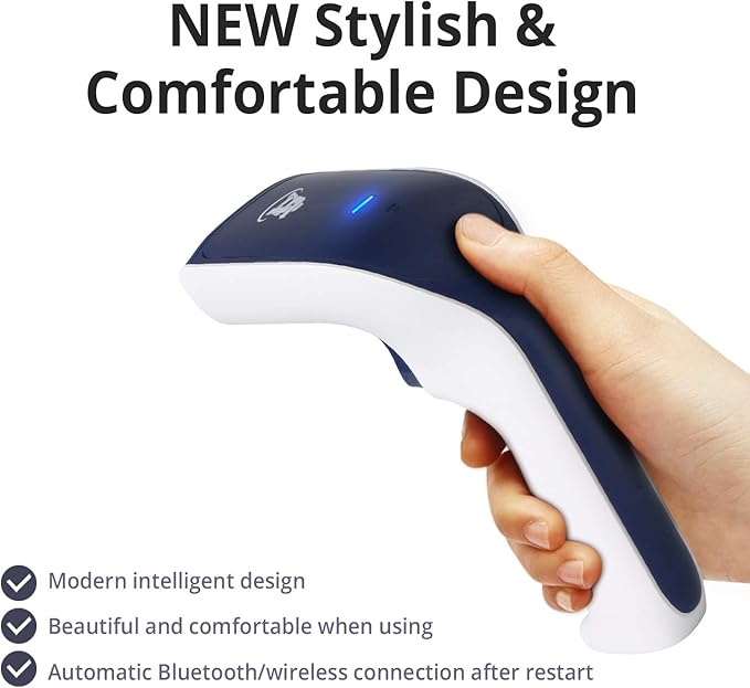 ScanAvenger Wireless Portable 1D Bluetooth Barcode Scanner: Hand Scanner 3-in-1 - Image 8