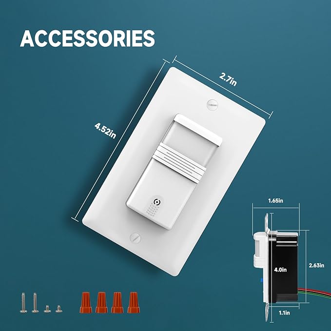 ECOELER 10Pack Occupancy Motion Sensor Light Switch, PIR Infrared Motion - Image 7