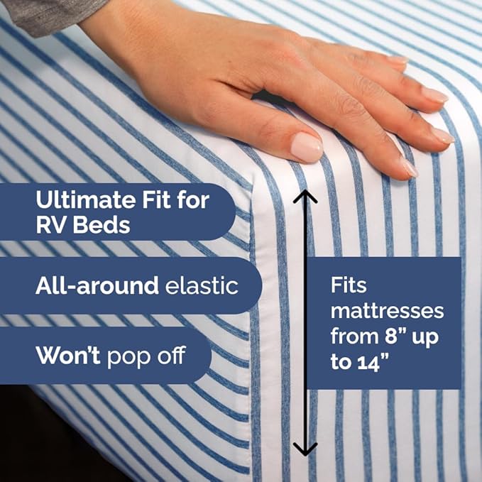 RV Short Queen Sheet Set 60 X 75 - Image 3
