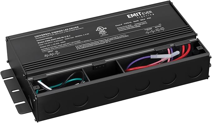EMITEVER Dimmable Led Driver, 500W AC 110V-277V to DC 24V Transformer, 5-in-1 - Image 9