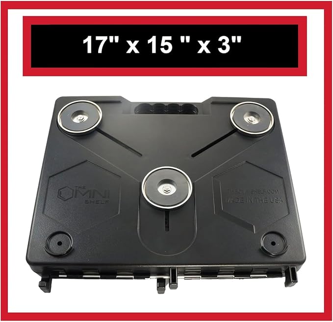 The OmniShelf Magnetic Portable Workstation + Toolbox, Computer & Laptop Stand - Image 7