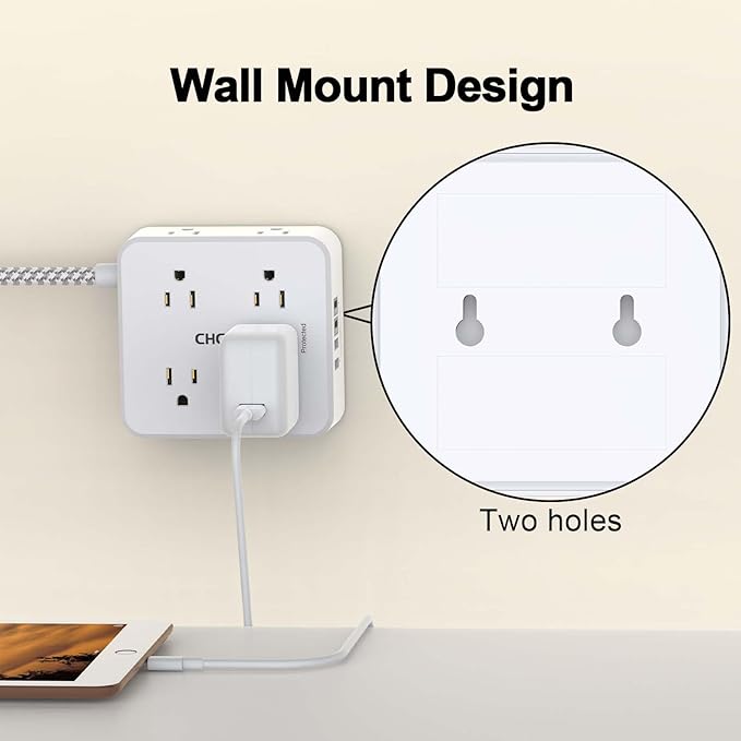 Surge Protector Power Strip - Image 5